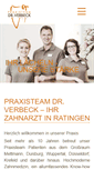 Mobile Screenshot of drverbeck.de
